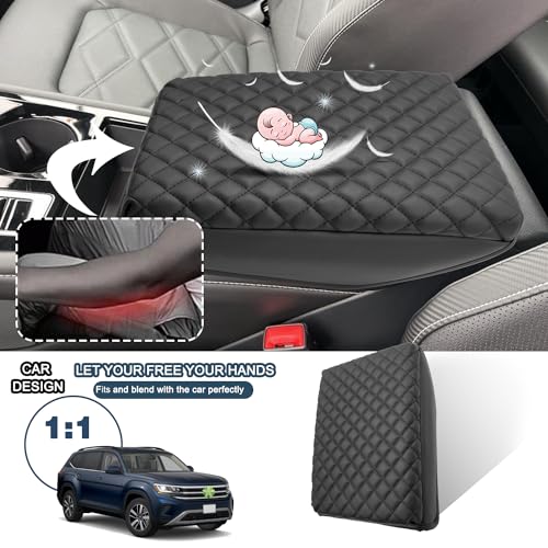 2024 2026 Atlas & Cross Sport Armrest Cover for Volkswagen Atlas (2024+ VW Atlas Thicken)