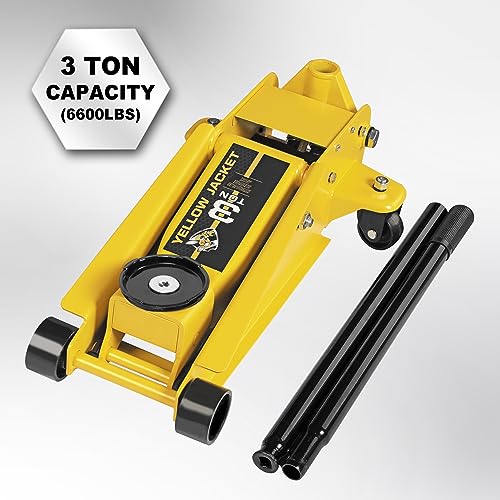 Hydraulic Floor Jack (Steel / 3T dual pump)