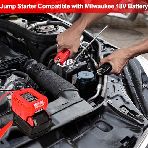 Jump Starter Compatible with Milwaukee 18V Batteries