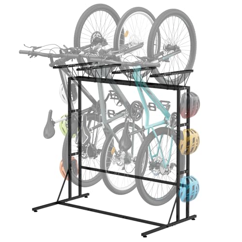 Vertical Bike Stand (Black / 4 Bikes)