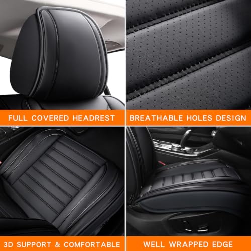 Car Seat Covers (Black 2/Full Set)