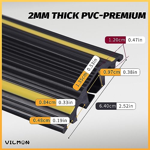 6FT Floor Cord Cover (5 Channel 6 ft)