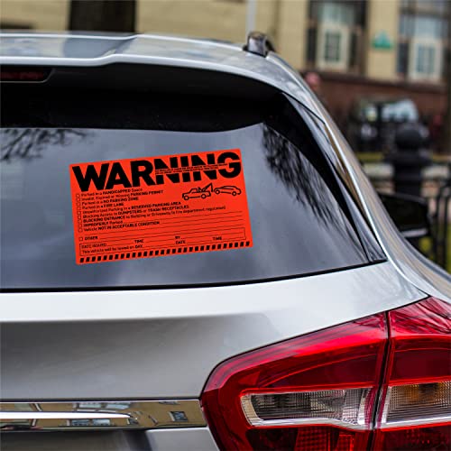 250 Parking Violation Notice Tow Stickers for Car Vehicle (250 Stickers)