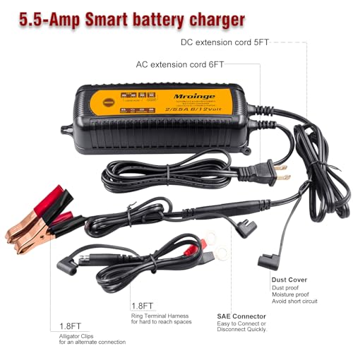 Smart Battery Charger (6V/12V @ 5.5 AMP)