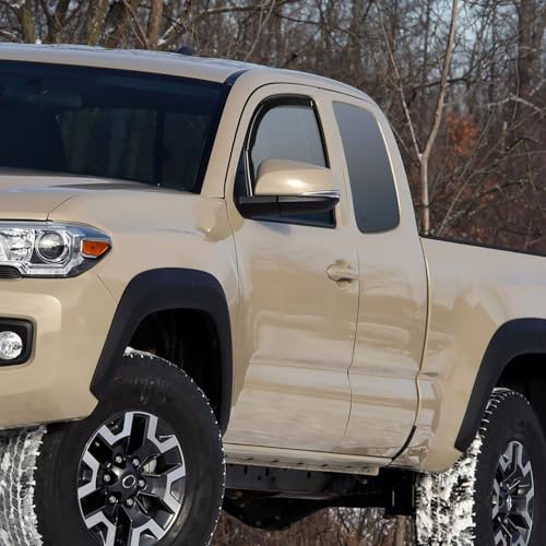 Side Window Rain Guards for Toyota Tacoma 2016 (Toyota Tacoma 2016-2023 Access Cab)