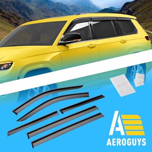 Extra Durable Window Wind Deflectors Tape (For Jeep Grand Cherokee L 21-26 6pcs.)