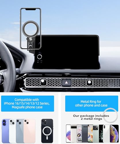 Car Phone Holder for Honda Civic 2022 (fit for 2022-2025 Civic/2023-2025 Integra(7/9 Inch)