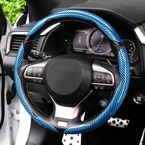 3pcs Carbon Fiber Anti (Glossy Blue / Universal (3pcs))