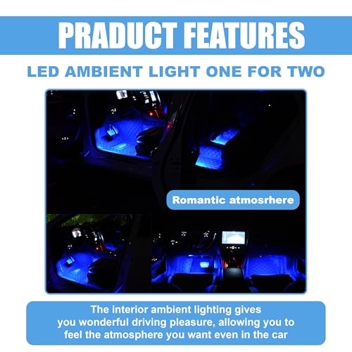 Car LED Strip Light (Blue / Cigar Lighter)