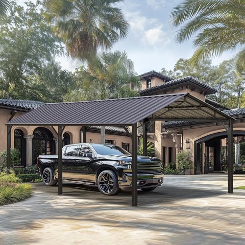 10x20ft Carport Metal Heavy Duty Carports Car Shelter