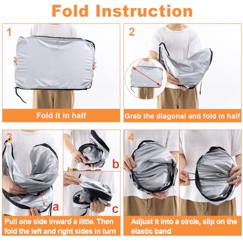 Windshield Sun Shade for Jeep Wrangler JK 2007 (for Wrangler JK 2007-2018)