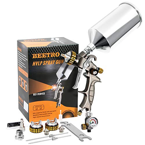HVLP Air Spray Gun (1000ML 1.4/1.8mm Tips)