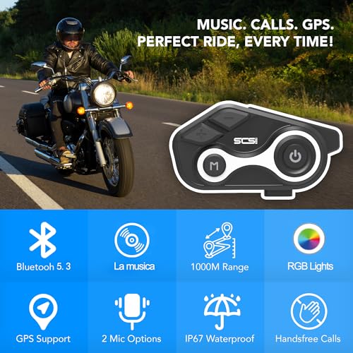 Motorcycle Bluetooth Helmet Intercom Headset