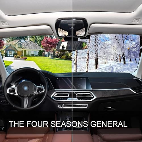 Car Windshield Sun Shade Summer Sunflowers Landscape Foldable Car Front Windshield Sunshade Blocks UV Rays Sun Visor Sun Heat Protection for Car Truck SUV to Keep Your Vehicle Cool (Small / Yellow Sunflowers)
