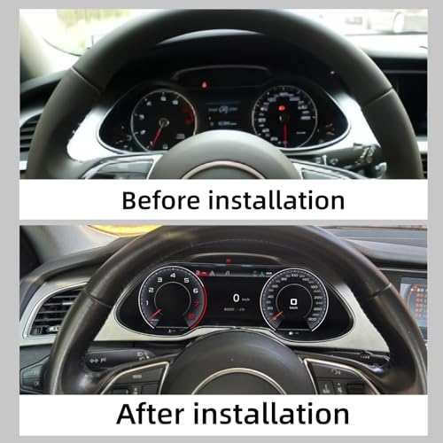 12.3” Digital Instrument Cluster for Audi A4 2013