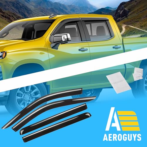 Extra Durable Window Deflectors Tape (For Chevy Silverado 19-26 1500/2500/3500)