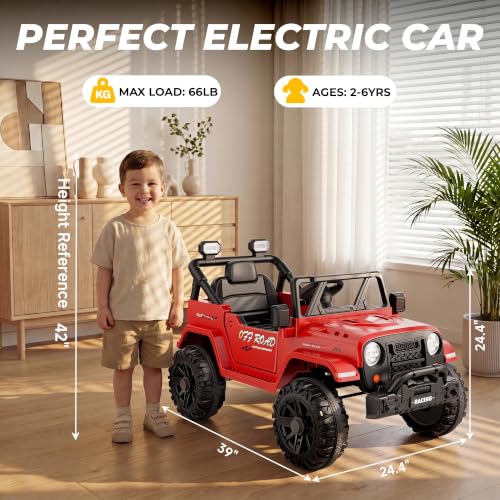 12V Electric Ride On Car (Red)