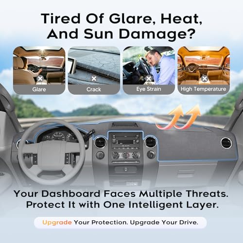 Gray Dash Cover for 2004 (4)04-08 F-150(Gray))