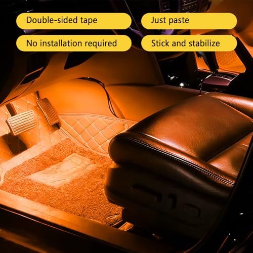 Car Interior LED Lights (Orange)