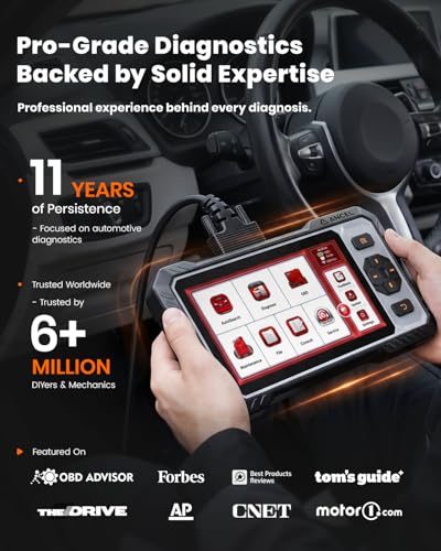 FX6000 Bidirectional OBD2 Scanner (Red-Black)