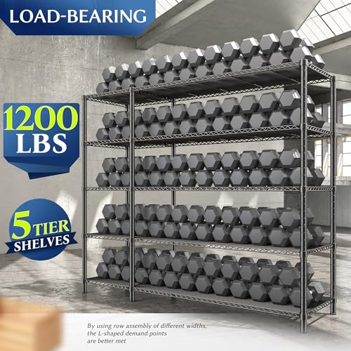 52.36" W Storage Shelves (13.78"D x 52.36"W x 70.8"H)