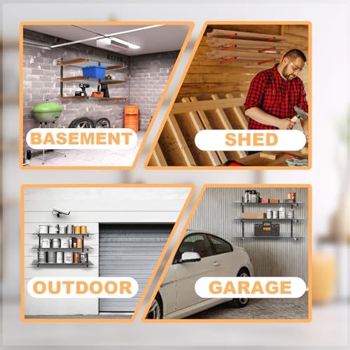 Lumber Rack Wall Mount (A– 6 Pack, 9 Level)