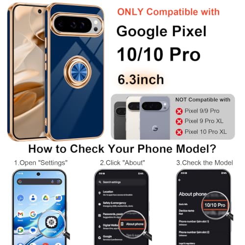 for Google Pixel 10 (Blue / 6.3" Pixel 10/10 Pro)