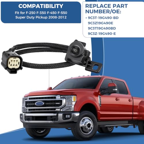 Rear View Backup Camera Fit for Ford F (Fit for Ford F-250 F-350 F-450 2008-2012)