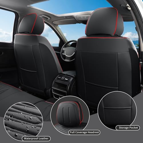 Car Seat Covers Full Set (Light-Black / Full Set)