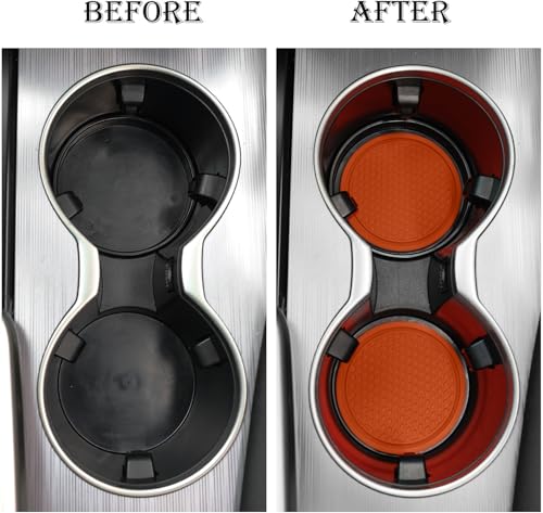 Car Cup Coaster (Orange)
