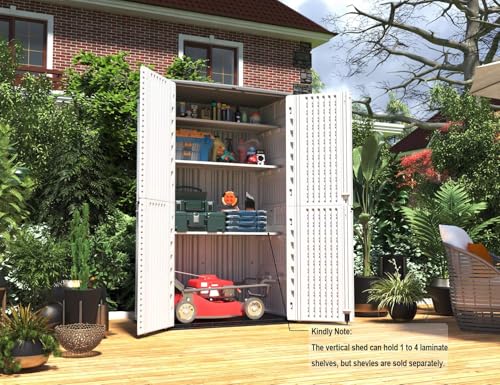 Storage Shed Weather Resistance (Off-White)
