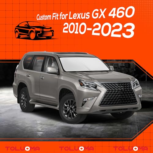 Custom Fit Windshield Sun Shade for Le (Le-xus GX460 2010-2023)
