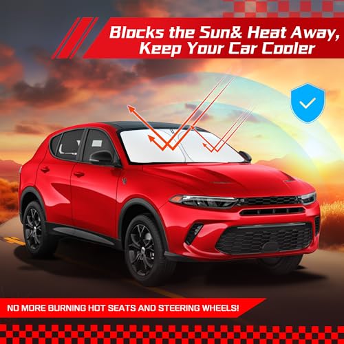 Windshield Sun Shade for Dodge Hornet 2023 (for Dodge Hornet 2023-2026)