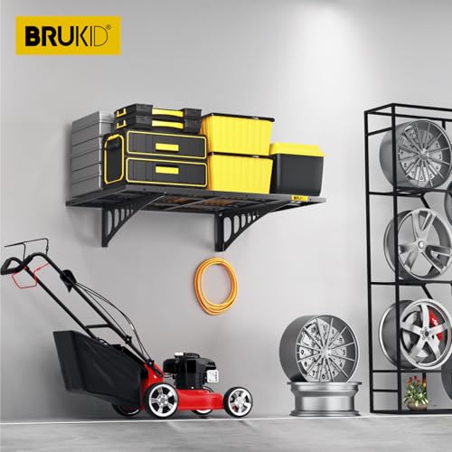 2x3ft Adjustable Rail Wall Garage Storage Shelf (2x3ft-1pack)