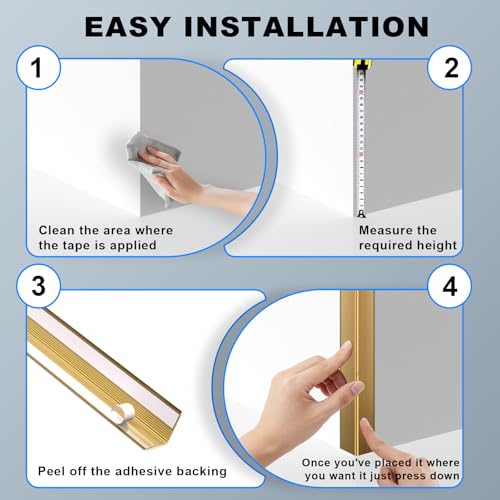 Golden Wall Corner Protector (Golden / 35 7/16" X 3/4")