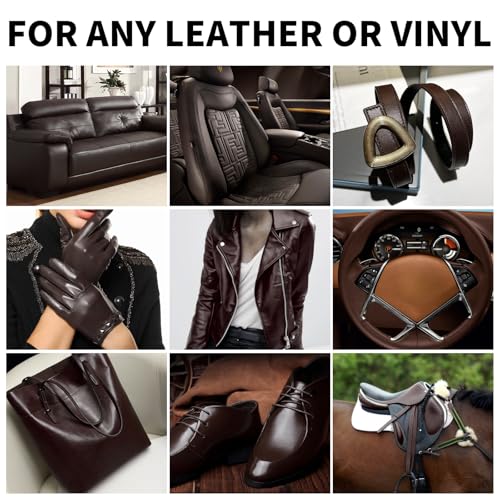 8.5oz Leather Recoloring Balm with 100ml Mink Oil (Dark Brown / Leather Recoloring Balm+Mink Oil)