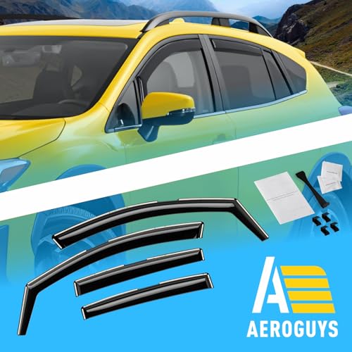 Extra Durable Window Deflectors in (For Subaru XV Crosstrek 18-23)
