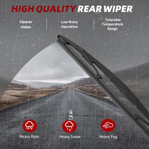 Windshield Wiper Blade Replacement for Jeep Wrangler JL 2018 (16"+16"+12")