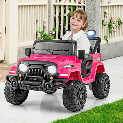 12V Kids Ride on Truck Car (Hot Pink)
