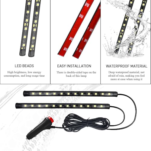 Car LED Strip Light (White / Cigarette Lighter)