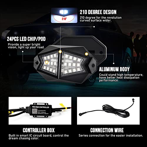 Dream Chasing Color Led Rock Lights