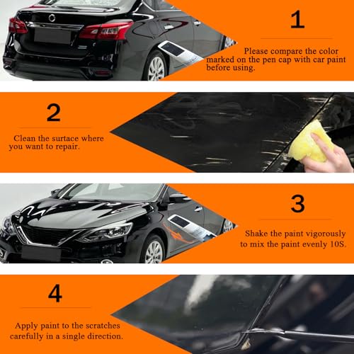 K51 Platinum Graphite Metallic Touch Up Paint for Nissan (Platinum Graphite Metallic(K51) Compatible with 350Z/370Z/Murano/Quest/Rogue/Rogue-Select/X-Trail)