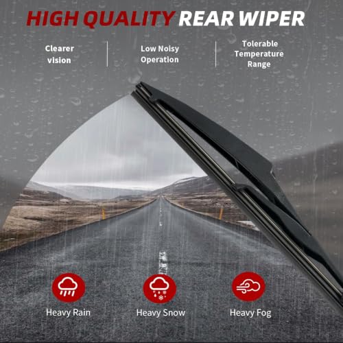 Windshield Wiper Blades Replacement for Jeep Compass 2018 (24"+18"+10")