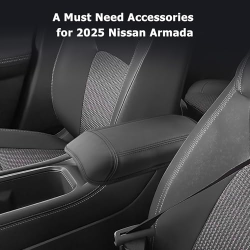 2025 2026 Kicks Center Console Cover Compatible with 2025 2026 Nissan Kicks Accessories 2025 2026 Kicks S (2025 2026 Kicks Thin Black)