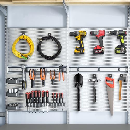 2 Pack Large Magnetic Garage Hooks Heavy Duty (8 magnets)