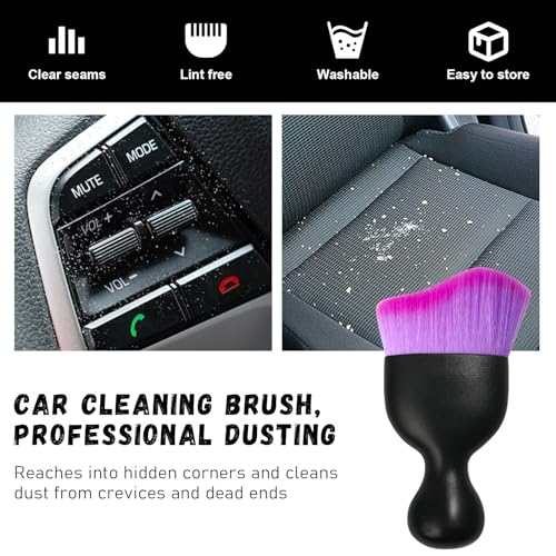 Car Detailing Brush (Double Purple / 1 PC)
