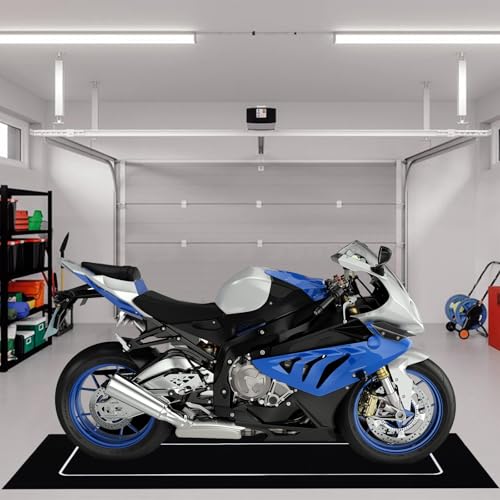 Motorcycle Garage Mat Non Slip (Basic Style / 98 X 31 Inch)