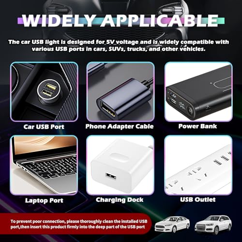 Mini USB LED Lights for Car