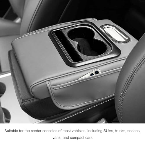 Car Center Console Armrest Pillow (Gray)