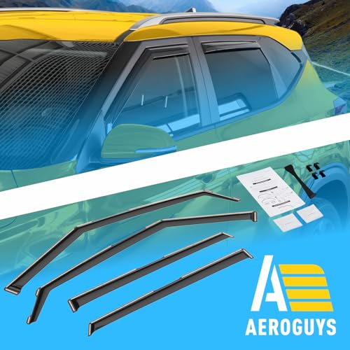 Extra Durable Window Deflectors in (For Kia Seltos 21-26)